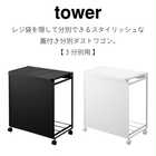 【 3分別 】蓋付き目隠し分別ダストワゴン