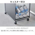 【 3分別 】蓋付き目隠し分別ダストワゴン