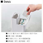 替えブラシ収納付き流せるトイレブラシスタンド