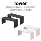 洗面鏡中収納ラック2個組