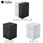 【2個セット】スリム蓋付きゴミ箱 TOWER