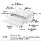 ツーウェイキッチン家電下引き出し&スライドテーブル