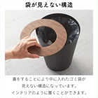 蓋付きトラッシュカン丸形 リン