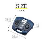 TWINBIRD ツインバード 足裏マッサージ器 フットタタキトントン フットマッサージャー EM-2706BL