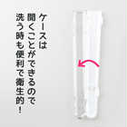 食洗機対応 箸・箸ケースセット(ハーフ) 小藍 市松 19.5cm