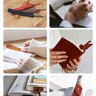 日本製 しおり 姫路レザー 本革 