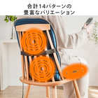 TWINBIRD ツインバード マッサージャー シートマッサージャー 振動 EM-2556GY