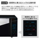 TWINBIRD ツインバード ミラーガラスフラット電子レンジ DR-4259B