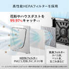 TWINBIRD ツインバード マイナスイオン発生空気清浄機 AC-D358PW