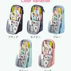 ペンケース 筆箱 大容量 多機能 仕切り タテヨコ 筆記用具 筆入れ