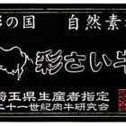 埼玉県産 彩さい牛肩ロース焼肉用