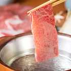 「A5 松阪牛」特許取得「綿肉」しゃぶしゃぶセット 特選霜降り（ウデ・ミスジ）【冷蔵便】400g