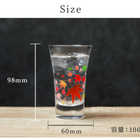 冷感紅葉 天開グラスペアセット　丸モ高木陶器 