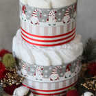 【クリスマス限定】2025年ロゴ入りminijet付2段おむつケーキ