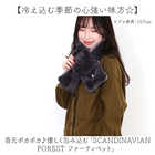 SCANDINAVIAN FOREST ファー ティペット 2WAY 251-TTSF750