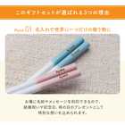名入れ 夫婦箸 ハナイロ箸置き揃え 桐箱入り ギフトセット