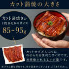 国産 浜松 浜名湖 うなぎ カット蒲焼２枚セット（化粧箱入り）