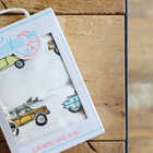 Swaddle Blanket／サーフモービル柄