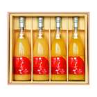 フルーツジュース たてしなップル 完熟 りんごジュース 4本 セット ふじ 千秋 720ml
