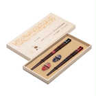 名入れ 一双　夫婦箸 お箸＆箸置きセット［ 瑞雲 ］  | 満開桜