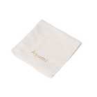 名入れ 刺繍 今治タオル ハンカチ（ハンドタオル）［33 × 35cm］ | アイボリー