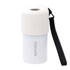 名入れ ボトルインボトル [イニシャル・ネーム デザイン] | 7.アイボリー（ストラップタイプ）