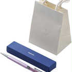 名入れ SWAROVSKI スワロフスキー ボールペン ショッパー付 | （ショッパー）ホワイト×（ボールペン）ライトライラック