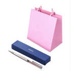 名入れ SWAROVSKI スワロフスキー ボールペン ショッパー付 | （ショッパー）ピンク×（ボールペン）ヴィンテージローズ