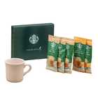 美濃焼 名入れマグカップ＆スターバックスプレミアムミックスギフトセット[食洗器対応] | ピンク