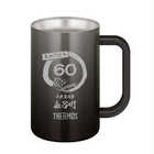 名入れ サーモス 真空断熱ジョッキ 600ml [保冷・食洗器対応] | ブラック