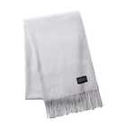 アルカディアルカ arcadiarca カシミヤ100% ストール レディース[無地/チェック柄] | ライトグレー