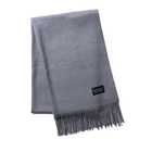 アルカディアルカ arcadiarca カシミヤ100% ストール レディース[無地/チェック柄] | アッシュグレー