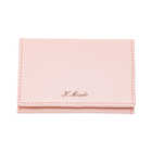 名入れ ノワール名刺入れ 女性 デザイン[ギフトBOX付き] | ベビーピンク（ペールピンク）