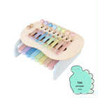 名入れ エド・インター  森のメロディーメーカー | [本体]パステル/[プレート]かいじゅう