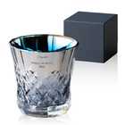 名入れ チタングラス PROGRESS Rex 宇宙 ロックグラス 265ml [専用ボックス付き] | オーロラ：[内側]グラデーション/[外側]シルバー