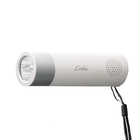 名入れ ラジオ付き 2in1 懐中電灯[ワイドFM対応/LEDライト] | ホワイト