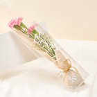 【3本から購入可能】1輪とかすみそうのブーケ [クリアケース付き/メッセージカード対応] | おまかせ