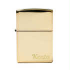 名入れ ZIPPO ジッポー ライター[オイル小缶]/フリント/保証書/専用ボックス | ブラスポリッシュ