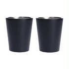 名入れ ペア ステンレスサーモタンブラー 360ml [ギフトボックス付き] | (.(a)ブラック×(b)ブラック