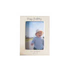 名入れ ベルベット調レザー フォトフレーム [L版サイズ] | ミルキーホワイト