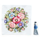 ロクシタン ハンドクリーム＆FEILER ハンカチセット [ラッピング付] | ハンドクリーム（シア）・ハンカチ（ホワイト）