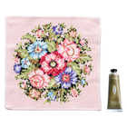 ロクシタン ハンドクリーム＆FEILER ハンカチセット [ラッピング付] | ハンドクリーム（ヴァーベナ）・ハンカチ（ピンク）