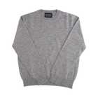 [arcadiarca アルカディアルカ] カシミヤ 100％ クルーネック セーター | グレー/L