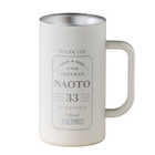 サーモス THERMOS 名入れ 真空断熱ジョッキ ロゴ 720ml | ホワイト