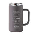 サーモス THERMOS 名入れ 真空断熱ジョッキ ロゴ 720ml | グレー