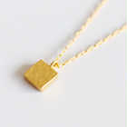 Tiny Square Necklace | カラー | ゴールド