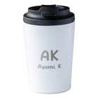 名入れ リッド付ステンレスサーモタンブラー380ml | マットホワイト
