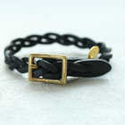 細編みブレスレット | カラー | ブラック 