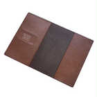 【名入れ】レザーブックカバー | ブラウン