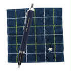 【名入れ】POLO タオルハンカチとPARKERボールペンのギフトセット | ［IM］ロイヤルブルー / ［POLO］ネイビー